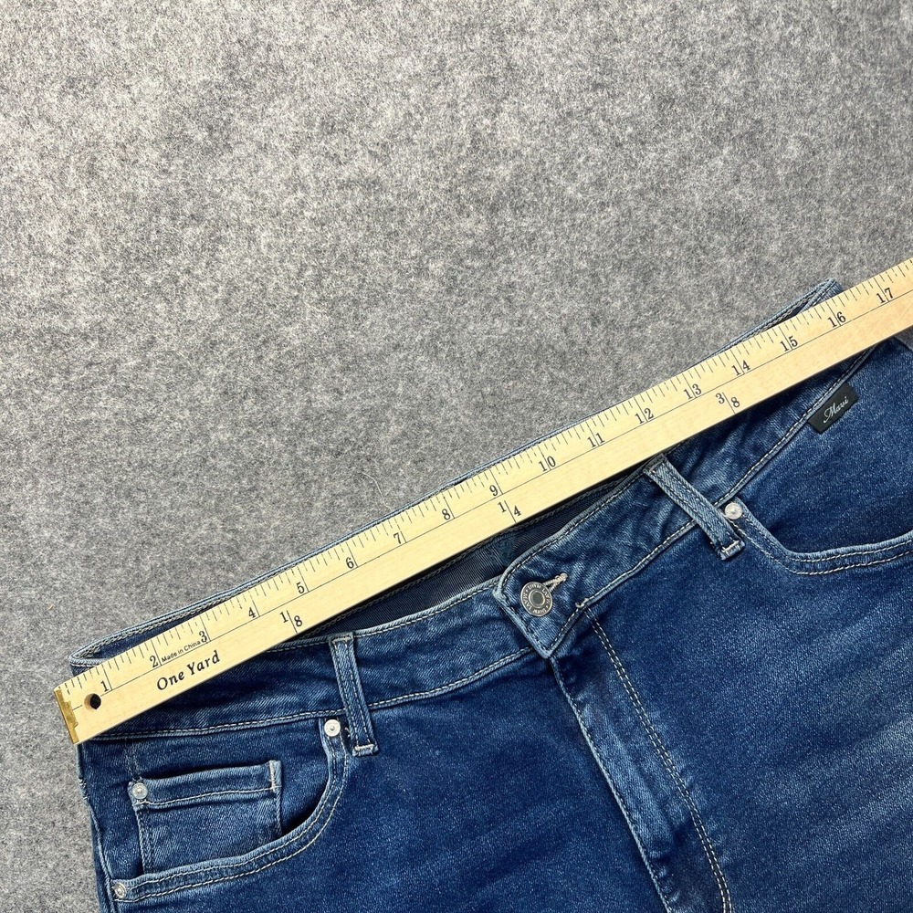 Mavi Jeans Women's 33x26 Viola High Rise Slim Straight Medium Blue Stretch Denim - Picture 5 of 12